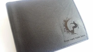 Surfen personalisierte Leder Geldbörse (Ripcurl Billabong Ware Geschenk Surfen) - Bild 1 von 6