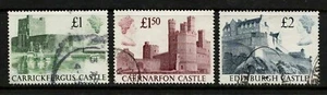 Great Britain GB 1988 Sc#1230-32 - Castles High Values UK Set of 3 Used VF-XF - Picture 1 of 2
