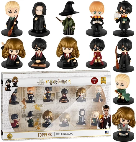 Harry Potter Pencil Toppers Figures 12pk Minerva McGonagall Ron Weasley Severus Cover