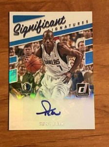 2017-18 Donruss Significant Signatures #58 Tony Delk Mavericks AUTO