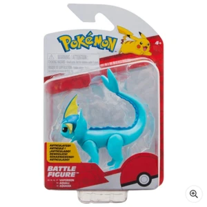 Pokémon Vaporeon Figura da Battaglia 8 cm - Foto 1 di 24