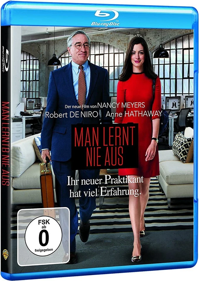 Blu-ray MAN LERNT NIE AUS # Robert DeNiro, Anne Hathaway ++NEU - Bild 1 von 1