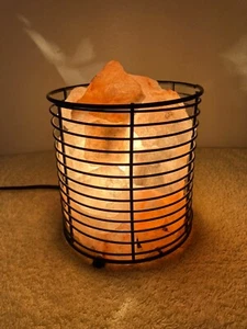 NEW Himalayan Salt Crystal Lamp Glow Rock Light W/ Dimmer$ 25.00 - Picture 1 of 2