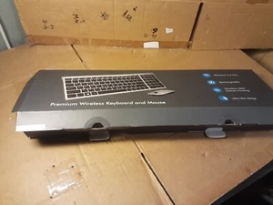 Seenda Slim Thin Rechargeabe Wireless Keyboard & Mouse, with Long Battery Life - Zdjęcie 1 z 10