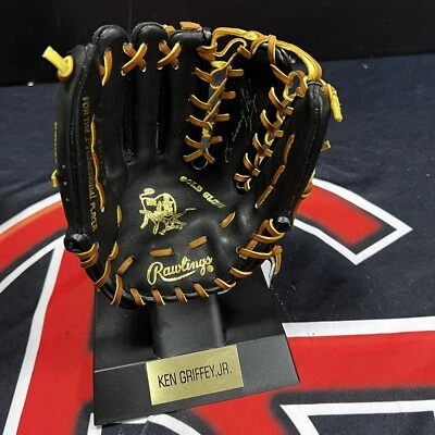 KEN GRIFFEY JR HOF Signed 1998 Autographed Seattle Mariners Mini Glove JSA COA - Image 1 of 4