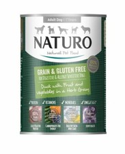 Latta per alimenti bagnati per cani senza cereali e glutine Naturo -...