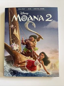 MOANA 2 BLU-RAY + DVD + DIGITAL CODE NEW SEALED INCLUDES SING-ALONG VERSION - Picture 1 of 3