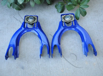 PAR DE KITS DE BRAZO DE CONTROL SUPERIOR INCLINABLE DELANTERO AZUL PARA HONDA CIVIC DEL SOL 1992-1995 Foto 1 de 2