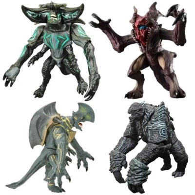 Monster Scunner Leathback Kaiju Trespasser Knifehead Pacific Rim 2 Figures NECA - Image 1 of 4