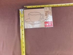 Close To My Heart Coffee Cup Rubber Stamp 4 1/2" x x 4" + 5 small stamps NIP - Picture 1 of 4