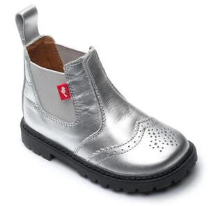 Botas Chelsea Brogue Ardillas Riley Niño/Niña Niños Infantes/Distribuidor Junior - Plateadas - Imagen 1 de 5