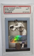 2005 Donruss Greats Bobby Doerr Autograph