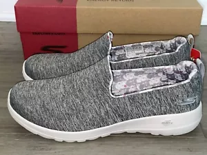 Skechers Go Walk Joy Bella Yorkie Sneaker Shoes Gray Women’s Size 9 Wide NEW - Picture 1 of 8