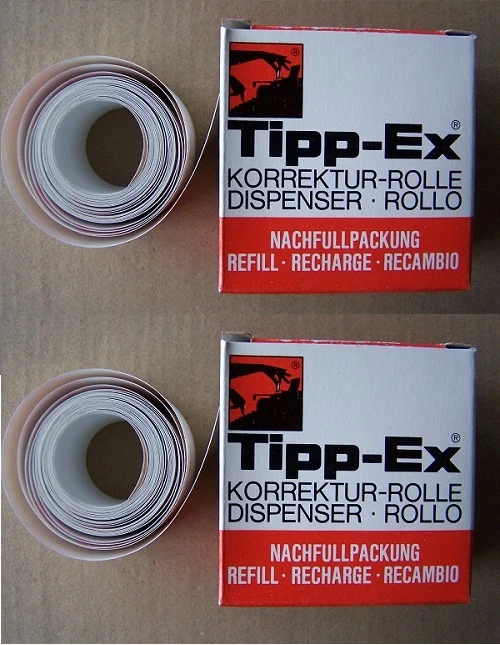 30 Sheet Tipp-Ex Correction Paper Universal for Each Typewriter No. 1000 RARE