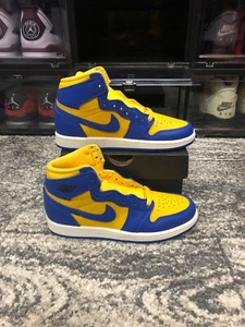 NIKE JORDAN 1 RETRO HIGH OG (PS) "REVERSE LANEY" - SIZE 13C US - BNIB -DEADSTOCK - Picture 1 of 8