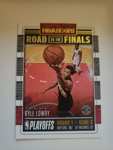KYLE LOWRY 2018 PANINI HOOPS BASKETBALL ROAD TO THE FINALS 0432/2018 RAPTORS #