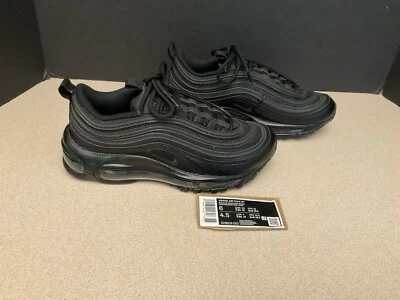 New! Womens Nike Air Max 97 Black/Dark Smoke/Black Running Shoes. Size 6. Nice! - Image 1 of 4