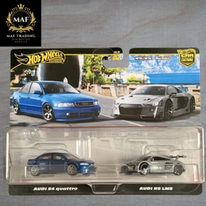 Hot Wheels Premium Audi S4 quattro / Audi R8 LMS 2 Pack 2024 | Nuevo - Imagen 1 de 2
