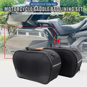 Motorcycle Trunk Saddlebag Saddle bags Liner Set For Motor Goldwing GL1800 1800 - Picture 1 of 12