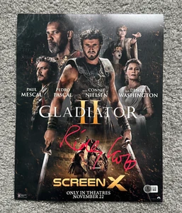 Foto autografiada firmada por Ridley Scott 11x14 Gladiator 2 Beckett - Imagen 1 de 1