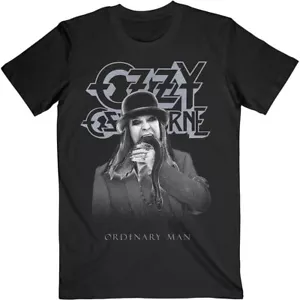 Ozzy Osbourne Ordinary Man Snake Rayograph T-Shirt Black New - Picture 1 of 1