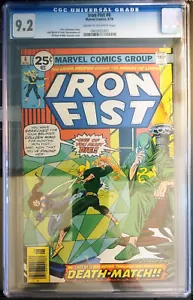IRON FIST 6 CGC 9.2 MASTER KHAN APPEARANCE JOHN BYRNE GIL KANE ART CPR CANDIDATE - Picture 1 of 6
