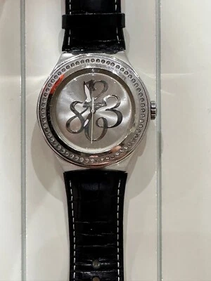 Vintage Swatch Irony 377 Watch – Pre-Owned, Good Condition, Leather Strap - Image 1 of 4