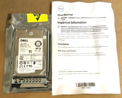 Dell 600GB SAS3 15000 rpm Hard Drive (SFF Hot Swap) 400-ATIN 342-0851 ✅❤️️✅❤️️ - Image 1 of 4