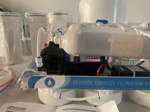 6 Stage Reverse Osmosis Water Filter RO System With Minerals Shell/pump - Picture 1 of 7