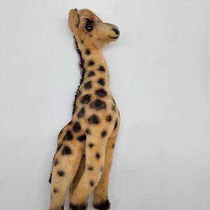 Vintage Kamar Mohair Stuffed Giraffe 14" Plush Animal Toy 1960s Made In Japan - Picture 1 of 12