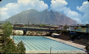 Mexiko Monterrey, NLE Unidad Deportiva Independencia Swimming Pool MX Nuevo Leon - Bild 1 von 2