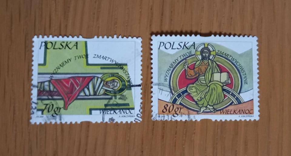 Juego completo de sellos usados Polonia / Polska: Semana Santa 2000 Foto 1 de 1