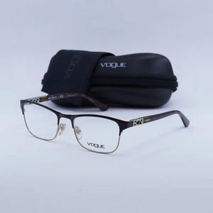 NEW Vogue VO3996 997 Brown/Pale Gold/Havana 51mm Eyeglasses - Picture 1 of 6