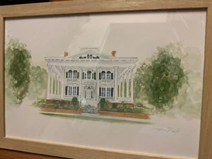 The Bellamy Mansion Wilmington NC 12” X 18” ORIGINAL Painting Acrylic Watercolor - Picture 1 of 4