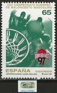 ESPAÑA 1997. EDIFIL 3495. SERIE COMPLETA "XXX CAMPEONATO BALONCESTO MASCULINO". - Imagen 1 de 1