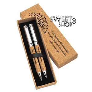 Set penna twist e una matita, PERSONALIZZATO MAESTRA INSEGNATE REGALO IDEA SCUOL - Picture 1 of 5