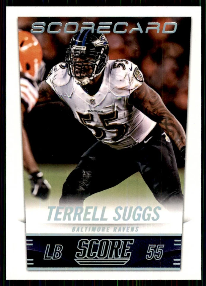 2014 Score Scorecard Terrell Suggs Baltimore Ravens #22 Parallel - Image 1 of 2