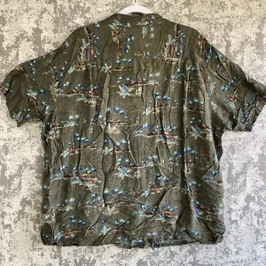 Batick Bay Tropical Mens Shirt 2XB XXL Easy Care Short Sleeve Island Palm Trees - Picture 1 of 6