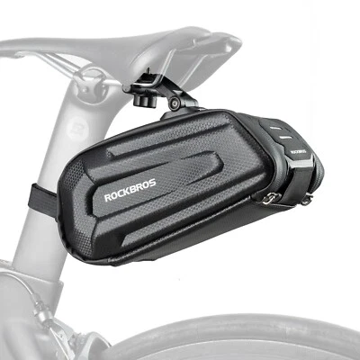 ROCKBROS Fahhrrad Satteltasche Wasserdicht 3D Hard Shell Fahrradsitz Tasche 1,8L