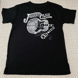 Johnny Cash T Shirt Outlaw Country Rock Music Tee Mens Medium Black - M- - Picture 1 of 8