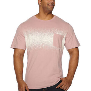 Foundry Supply Co. Men’s T-shirt SS Pink Splatter Tee XLT Cotton Crew