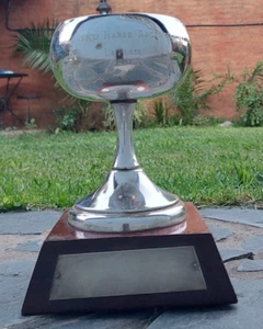 Alter Pferderennen Pokal Clasico Haras Argentino La plata versilbert - Bild 1 von 9