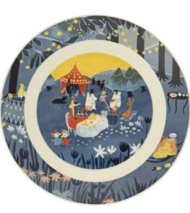 Moomin Valley Moomin porcelain round pasta plate dish Party - Picture 1 of 5