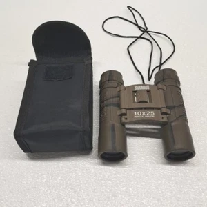 Bushnell 10x25 Binoculars w/Case Camouflage Binoculars 302 ft at 1000 yards Used - Picture 1 of 19