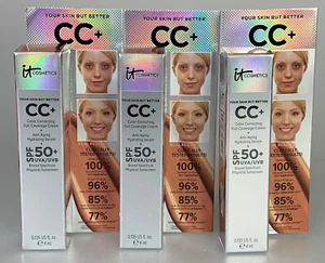 3x It Cosmetics CC+ Anti-Aging Hydrating Serum Rich 0.135 fl. oz.- NIB - Picture 1 of 6