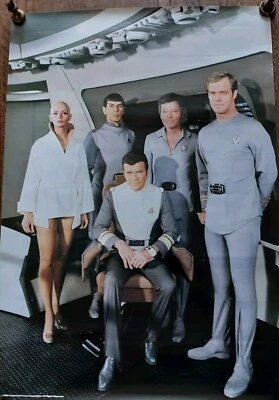 Star Trek The Motion Picture Crew Original 25" x 15" Vintage Poster 1980 - Image 1 of 4