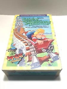 Vintage 1991 McGee and Me! Sticky Situations Board Game Family Positive Values - Picture 1 of 7