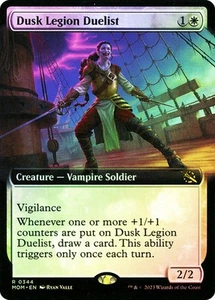 MTG DUSK LEGION DUELIST EXTENDED ART FOIL March of the Machine NM - Bild 1 von 1