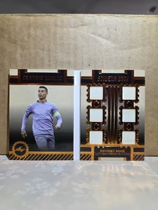 2023 Leaf History Book Cristiano Ronaldo Souvenir Relic Booklet /25 GAME USED - Picture 1 of 6