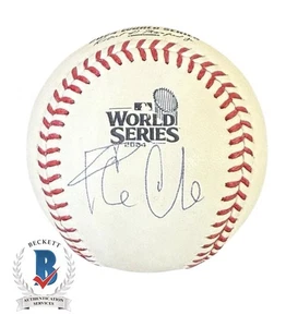 ICE CUBE SIGNED ROMLB 2024 WORLD SERIES BASEBALL BECKETT COA HOLOGRAM BR88846 - Picture 1 of 2